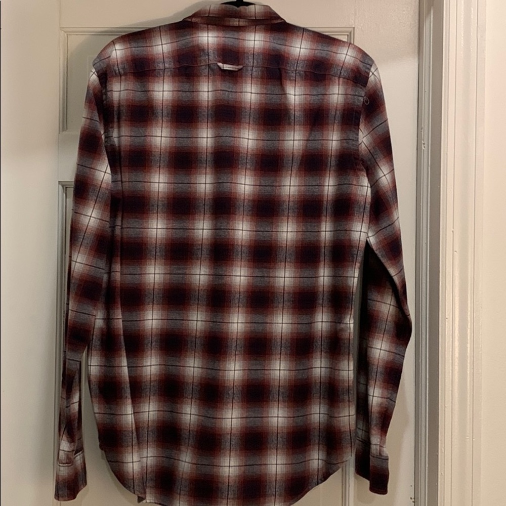 Mens Vince Button Down Flannel - image 2